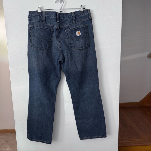 Carhartt medium wash jeans mens Size 36x28 - Picture 5 of 6